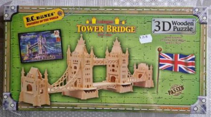 3D puzzel Tower Bridge Londen hout